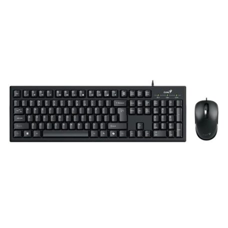 Genius Billentyűzet/Egér Kit - KM-100 SE (Vezetékes, USB, fekete)