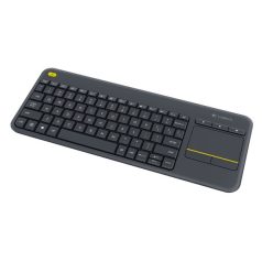   Logitech Billentyűzet - K400 Plus (Vezeték nélküli, USB, Touchpad, magyar, fekete)