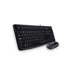   Logitech Billentyűzet/Egér Kit - MK120 (Vezetékes, USB, magyar, fekete)