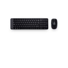   Logitech Billentyűzet/Egér Kit - MK220 (Vezeték nélküli, Multimédia,  USB, magyar, fekete)