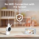 Arenti wifi Bébiőr Szett - AINANNY (3MP, 5" LCD, IR 10m, microSD, mikrofon, hangszóró, sírásérzékelés, beltéri)