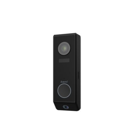 Arenti Ajtócsengő - P10 (3MP+2MP, kültéri, IP65, IR10m, 5200mAh, wifi, microSD, mikrofon, hangszóró, csengő)
