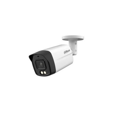 Dahua Analóg csőkamera - HAC-HFW1200TLM-IL-A (DualLight, 2MP, 3,6mm, kültéri, IR+LED40m, ICR, IP67, mikrofon, műanyag)