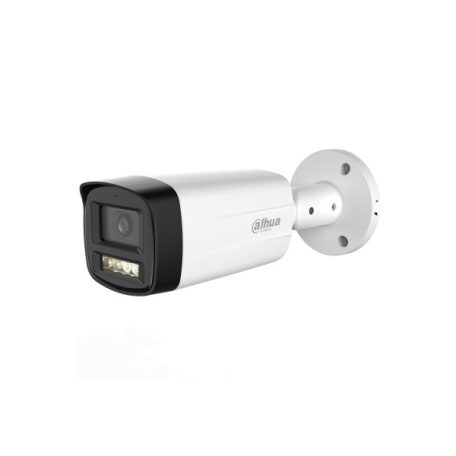 Dahua Analóg csőkamera - HAC-HFW1500TH-IL-A (5MP, kültéri, 3,6mm, IR+LED80m, ICR, IP67, DWDR, mikrofon)