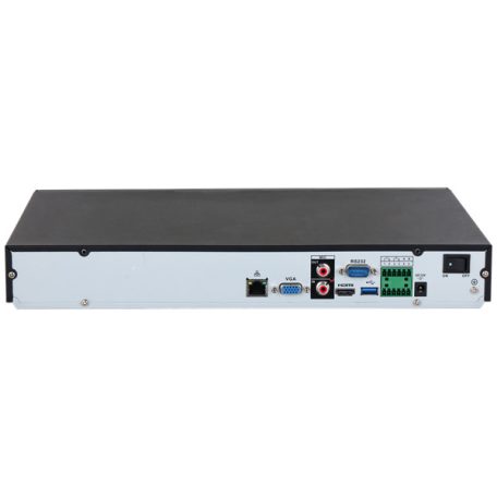 Dahua NVR Rögzítő - NVR5208-EI2 (8 csatorna, H265+, 448Mbps, HDMI+VGA, 2xUSB, 2xSata, AI)