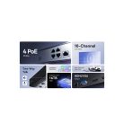 Imou NVR rögzítő - NVR-N110P4-8A0E-P (10 csatorna, 4port PoE; H265, HDMI, VGA, USB, 1x Sata (16TB), Onvif; Hangsz; Mikr)