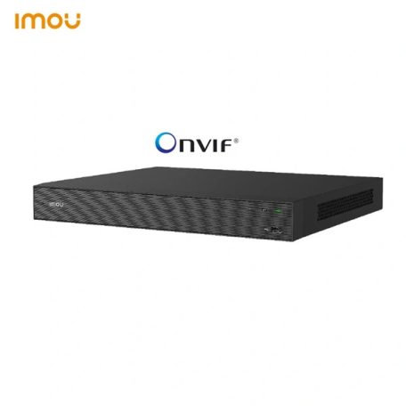 Imou NVR rögzítő - NVR-N236P16-8A0E-P (36 csatorna, 16port PoE; H265, 8MP; HDMI, VGA, USB, 2xSata(16TB); Hangsz; Mikr.)