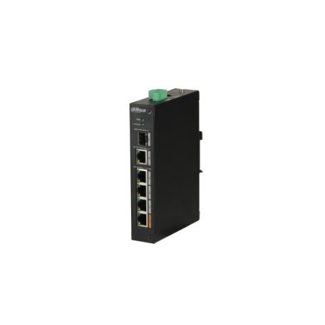Dahua switch PoE - PFS3106-4ET-60 (4x 100Mbps PoE (60W) + 1x 1Gbps + 1xSFP, 53VDC)