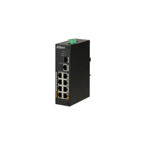 Dahua PoE switch - PFS3110-8ET-96 (8x 100Mbps PoE (96W) + 1x 1Gbps + 1 SFP, 53VDC)