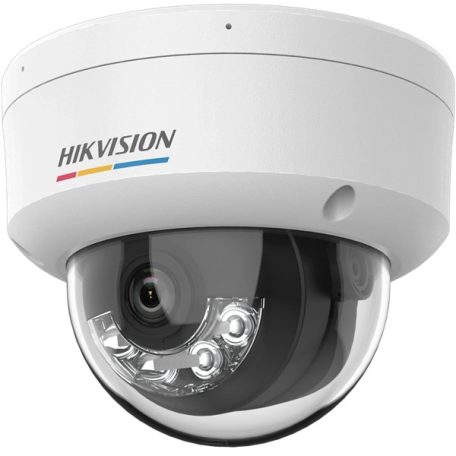 Hikvision IP dómkamera - DS-2CD1147G3H-LIU (4MP, 2,8mm, ColorVu 3.0, Hybrid Light, H265+, IP67, mikrofon, PoE)