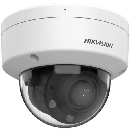Hikvision IP dómkamera - DS-2CD1743G2-LIZSU (4MP, 2,8-12mm motoros, Hybrid Light, H265+, IP67, mikrofon)