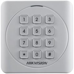   Hikvision RFID kártyaolvasó - DS-K1801MK (Mifare 13,56MHz + billentyűzet, RS-485/Wiegand)