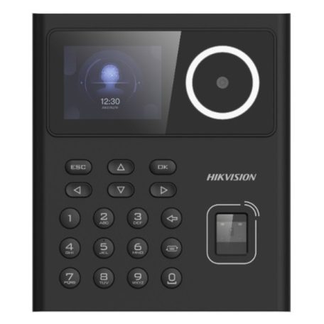 Hikvision Arcfelismerő terminál - DS-K1T320MFWX (arc, Mifare + ujjlenyomat, WiFi, TCP/IP)