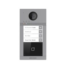   Hikvision IP kaputelefon - DS-KV8413-WME1 (2MP, kültéri egység, 4 lakásos, IP65, IR, I/O, wifi, Mifare kártyaolvasó)