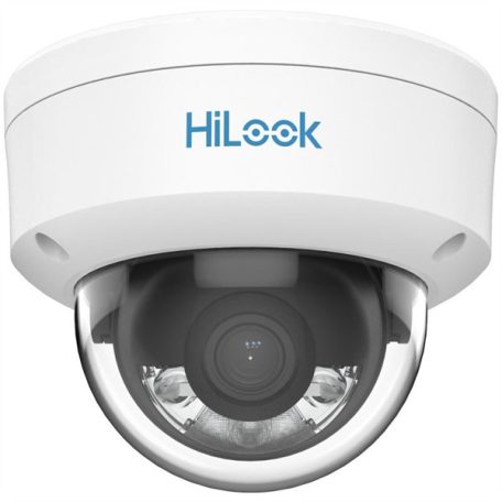 HiLook IP dómkamera - IPC-D149HA (4MP, 2,8mm, kültéri, H265+, IP67, IK10, LED30m, ICR, DWDR, PoE) ColorVu