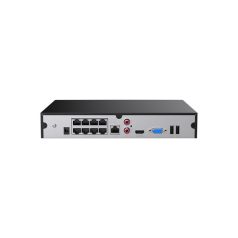   Tenda NVR rögzítő - TN3108-8P (8 csatorna, H265+, max 8MP, 8xRJ45 802.3at PoE, 2xUSB, 1x Sata (max 10TB))