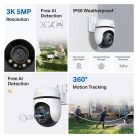 TP-link IP wifi PT dómkamera - Tapo C530WS (DualLight, 5MP, 3,2mm, kültéri IP66, H264, IR+LED30m, SD, mikr., hangsz.)