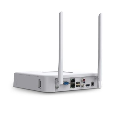 TP-link NVR rögzítő - NVR1108H-W (2,4GHz Wifi, 300Mbps; 8 csatorna; H265+, 8MP, HDMI+VGA, 2xUSB, 1xSata(max10TB), audio)