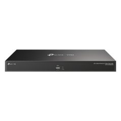   TP-link NVR rögzítő - NVR4032H (32 csatorna; H265+, 8MP, 320Mbps, HDMI, VGA, USB, 4x Sata(max10TB), audio)