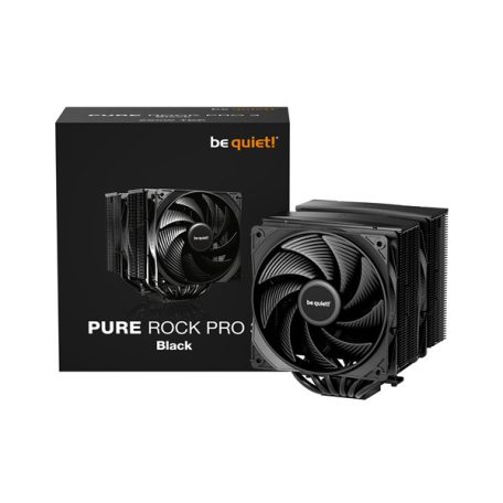 Be Quiet! CPU Cooler - PURE ROCK PRO 3 Black (AMD: AM4/AM5; Intel: 1851/1700/1200/1150/1151/1155)