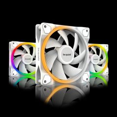   Be Quiet! Cooler 12cm - LIGHT WINGS WHITE 120mm PWM Triple Pack (RGB, 1700rpm, 20,6dB, fehér)