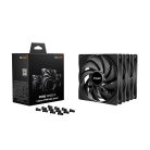 Be Quiet! Cooler 14cm - PURE WINGS 3 140mm PWM HS 3-Pack (1800rpm, 30,5dB, fekete)
