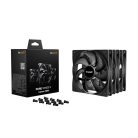 Be Quiet! Cooler 14cm - PURE WINGS 3 140mm PWM 3-Pack (1200rpm, 21,9dB, fekete)