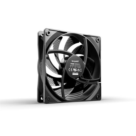 Be Quiet! Cooler 12cm - PURE WINGS 3 120mm PWM HS 3-Pack (2100rpm, 30,9dB, fekete)