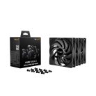 Be Quiet! Cooler 12cm - PURE WINGS 3 120mm PWM HS 3-Pack (2100rpm, 30,9dB, fekete)