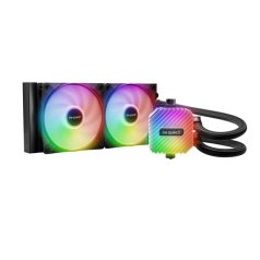   Be Quiet! CPU Water Cooler - LIGHT LOOP 240mm Black (2x120mm, csatlakozó: 3pin, cső hossza: 400mm, fekete)