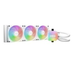   Be Quiet! CPU Water Cooler - LIGHT LOOP 360mm White (3x120mm, csatlakozó: 3pin, cső hossza: 400mm, fehér)