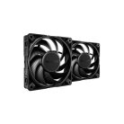 Be Quiet! CPU Water Cooler - SILENT LOOP 3 240mm Black (2x120mm, csatlakozó: 3pin, cső hossza: 400mm, fekete)