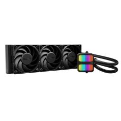   Be Quiet! CPU Water Cooler - SILENT LOOP 3 360mm Black (3x120mm, csatlakozó: 3pin, cső hossza: 400mm, fekete)