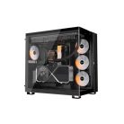 Be Quiet! CPU Water Cooler - SILENT LOOP 3 360mm Black (3x120mm, csatlakozó: 3pin, cső hossza: 400mm, fekete)