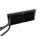 Be Quiet! CPU Water Cooler - LIGHT LOOP IO LCD 240mm (2x120mm, cső hossza: 400mm, fekete)