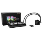 Be Quiet! CPU Water Cooler - LIGHT LOOP IO LCD 240mm (2x120mm, cső hossza: 400mm, fekete)