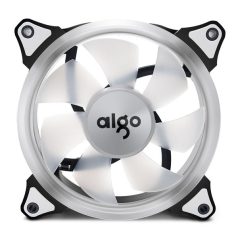   Darkflash Cooler 12cm - AIGO HALO RING WHITE (20-32dB, max. 64m3/h, 3pin csatlakozó)