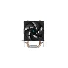 DeepCool CPU Cooler - AG200 (30,5 dB; max, 62,43 m3/h; 4pin csatlakozó, 2 db heatpipe, 9cm, PWM)