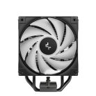 DeepCool CPU Cooler - AG400 BK ARGB V2 (31,6 dB; max, 128,93 m3/h; 4pin csatlakozó, 4 db heatpipe, 12cm, PWM)