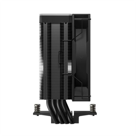 DeepCool CPU Cooler - AG400 BK ARGB V2 (31,6 dB; max, 128,93 m3/h; 4pin csatlakozó, 4 db heatpipe, 12cm, PWM)