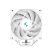 DeepCool CPU Cooler - AG400 WH ARGB (31,6 dB; max, 128,93 m3/h; 4pin, 4 db heatpipe, 12cm, PWM, A-RGB LED, fehér)