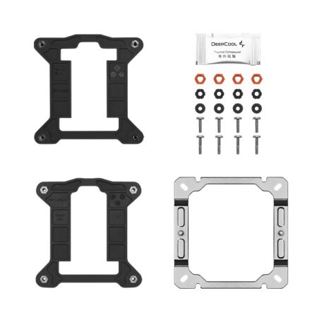 DeepCool CPU Cooler - AG400 (31,6 dB; max, 128,93 m3/h; 4pin csatlakozó, 4 db heatpipe, 12cm, PWM)