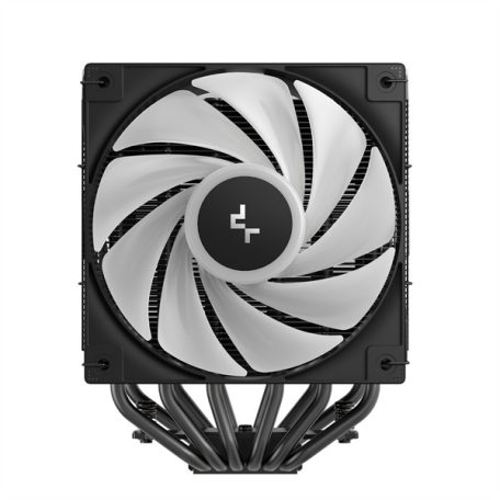 DeepCool CPU Cooler - AG620 BK ARGB V2 (29,4 dB; max, 115,32 m3/h; 4pin csatlakozó, 6 db heatpipe, 12cm, PWM, LED)