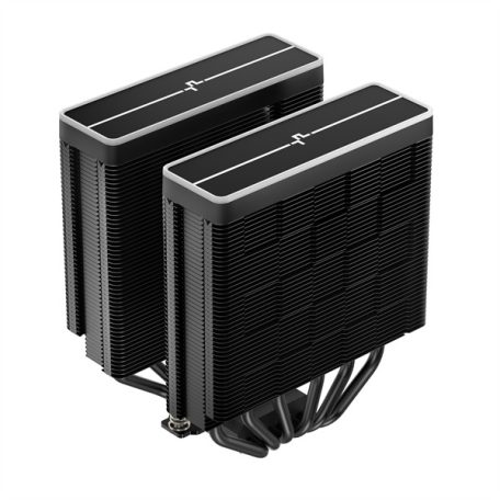 DeepCool CPU Cooler - AG620 BK ARGB V2 (29,4 dB; max, 115,32 m3/h; 4pin csatlakozó, 6 db heatpipe, 12cm, PWM, LED)