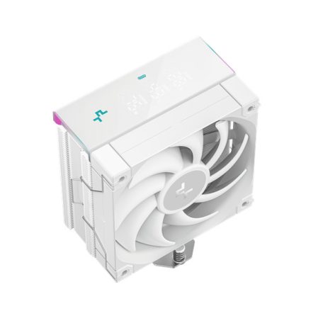 DeepCool CPU Cooler - AK400 DIGITAL PRO WH (25 dB; max, 103,45 m3/h; 4pin csatlakozó, 4 db heatpipe, 12cm, PWM, fehér)
