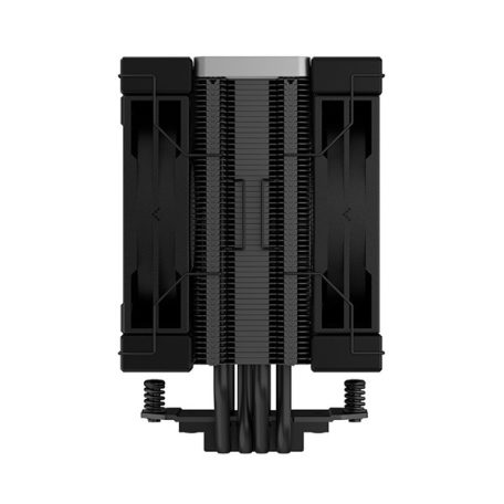 DeepCool CPU Cooler - AK400 ZERO DARK PLUS (28 dB; max, 101,02 m3/h; 4pin, 4 db heatpipe, 12cm, PWM)