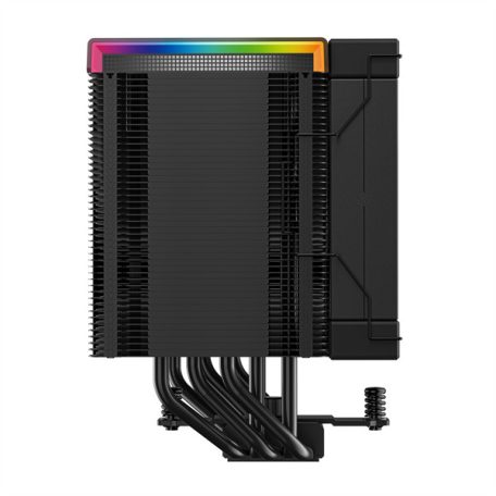 DeepCool CPU Cooler - AK500 DIGITAL PRO (28dB; max, 103,45 m3/h; 4pin csatlakozó, 5 db heatpipe, 12cm, PWM, fekete, RGB)