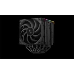   DeepCool CPU Cooler - AK620 DIGITAL PRO (25 dB; max, 103,45 m3/h; 4pin csatlakozó, 6 db heatpipe, 2x12cm, PWM)