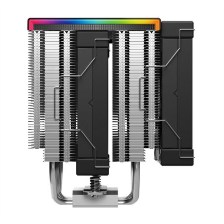 DeepCool CPU Cooler - AK620 DIGITAL SE (28 dB; max, 117,21 m3/h; 4pin csatlakozó, 6 db heatpipe, 2x12cm, PWM, RGB)