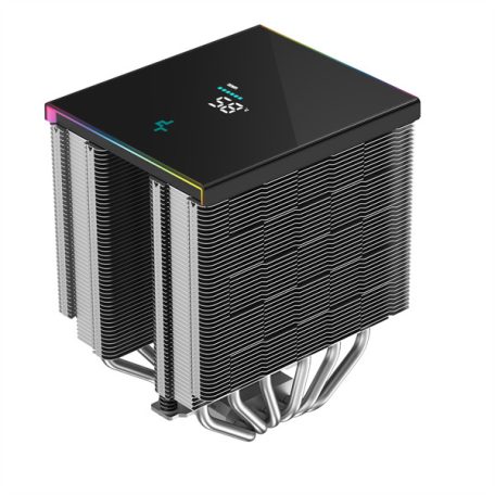DeepCool CPU Cooler - AK620 DIGITAL SE (28 dB; max, 117,21 m3/h; 4pin csatlakozó, 6 db heatpipe, 2x12cm, PWM, RGB)